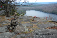 Antrim, NH - Willard Pond from Bald Mountain